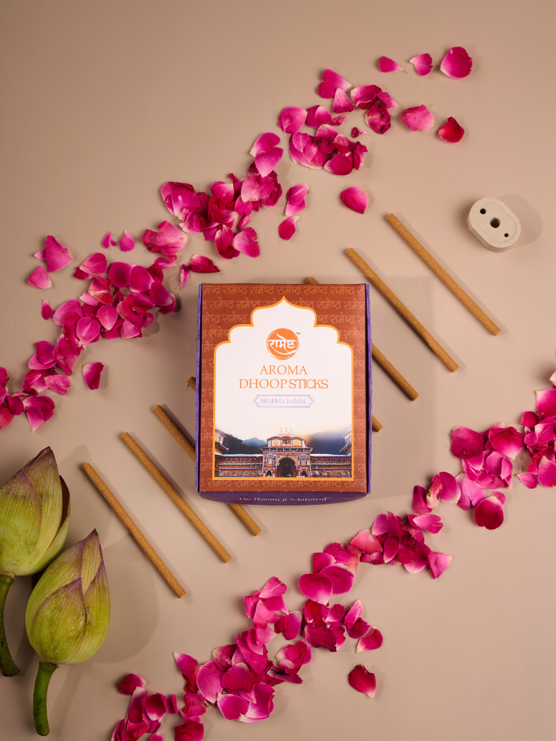 Aroma Dhoop Sticks -Bramha Kamal- Temple Series