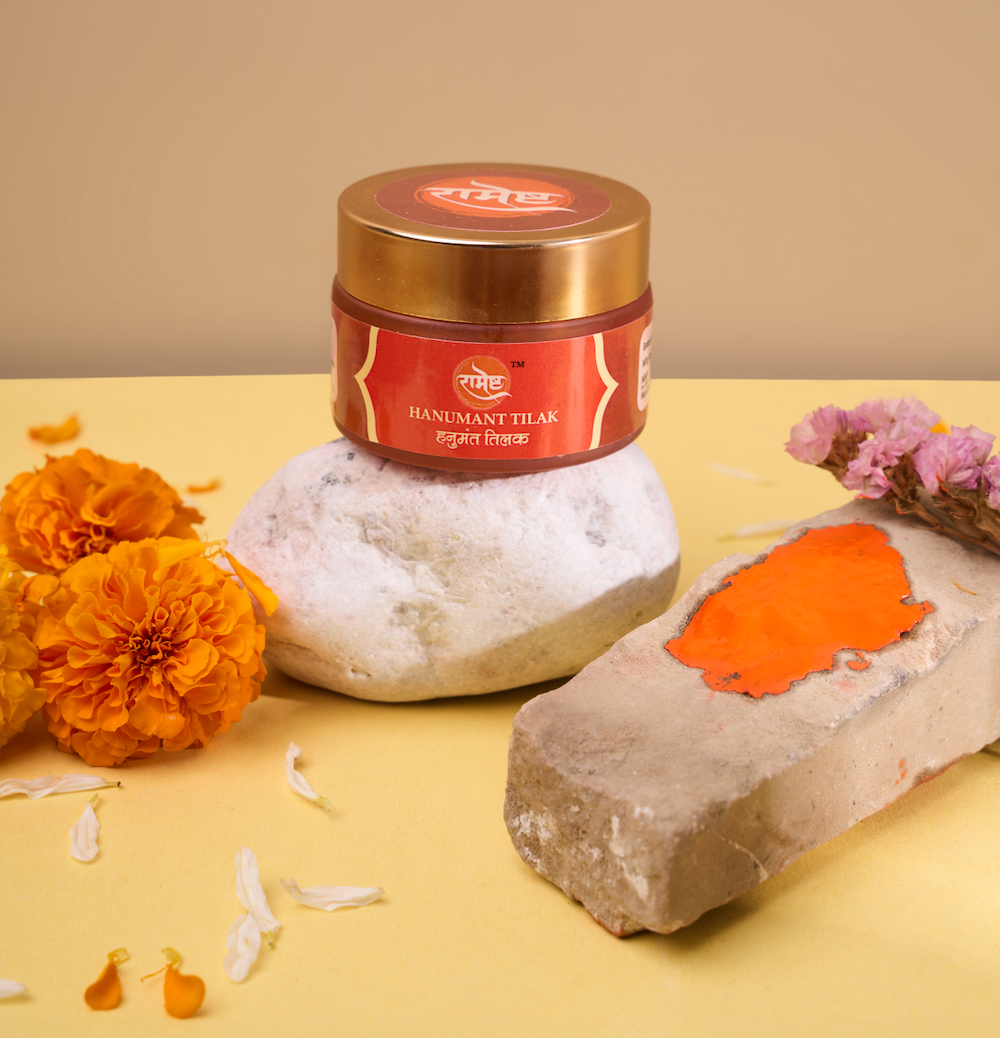 Ramesth Hanumant Tilak Paste Blessed & Energized by Rasraj Ji Maharaj - Tilak Series