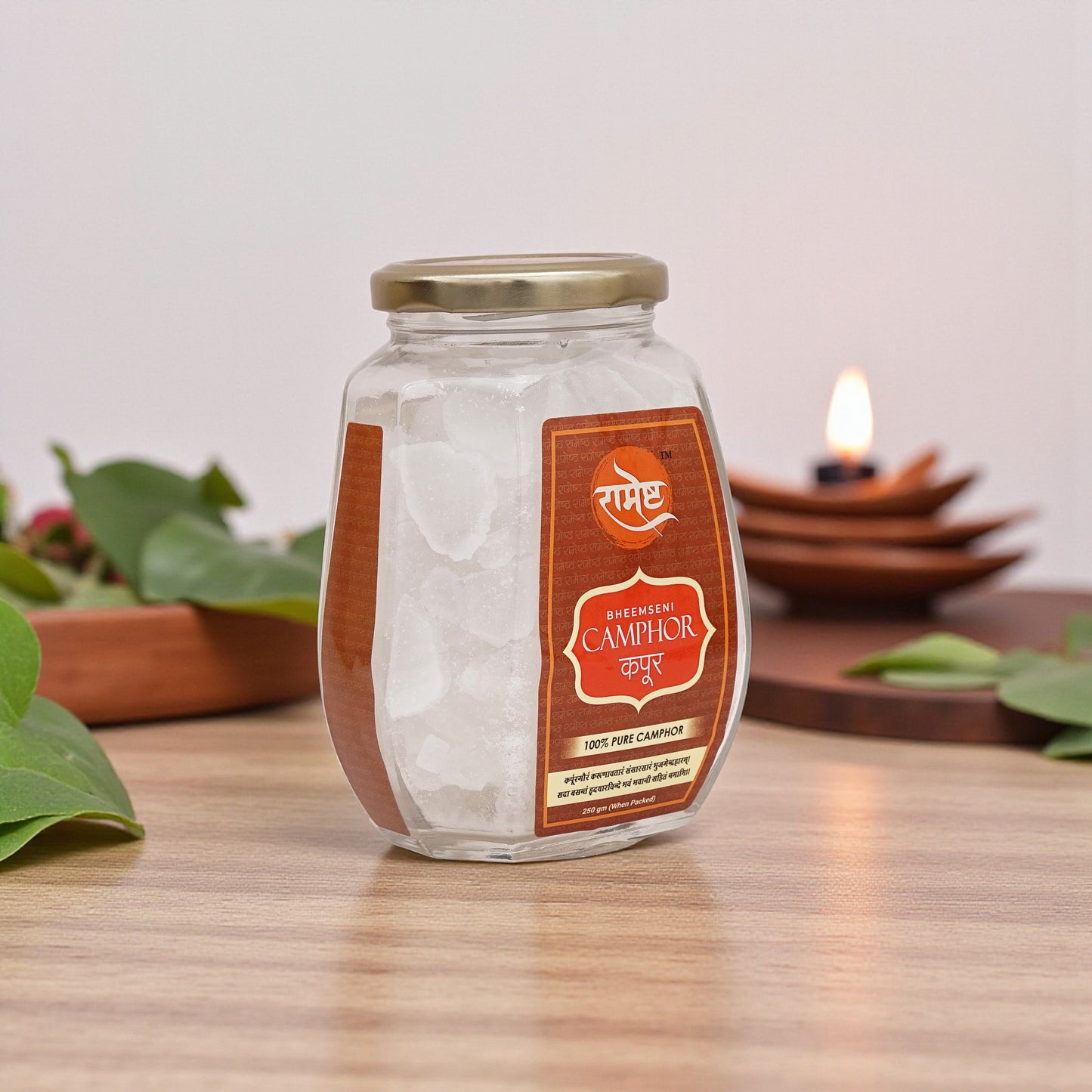 Organic Bhimseni Camphor Tablets - 100 gm