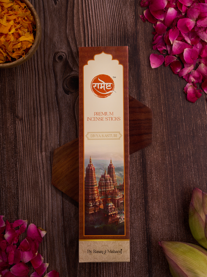 Premium Incense Sticks - Divya Kasturi - Temple Series