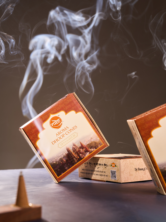 Aroma Dhoop Cones - Divya Kasturi- Temple Series