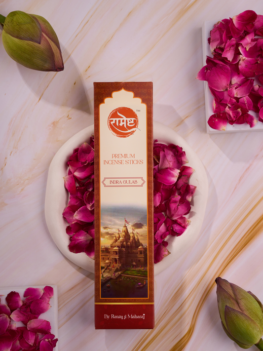 Premium Incense Sticks - Indra Gulab - Temple Series