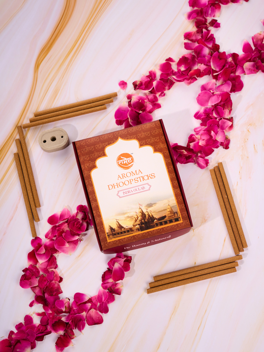 Aroma Dhoop Sticks - Indra Gulab - Temple Series