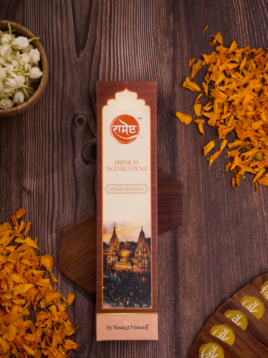 Premium Incense Sticks - Kesar Chandan - Temple Series
