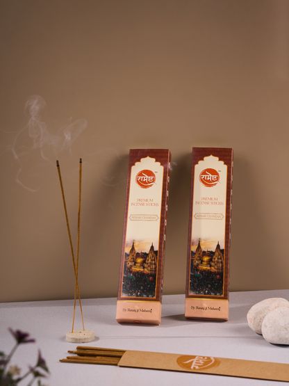 Premium Incense Sticks - Kesar Chandan - Temple Series