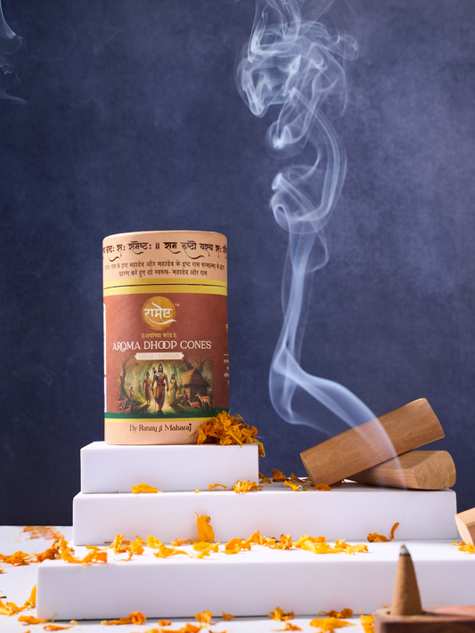 Aroma Dhoop Cones - Kesar Chandan