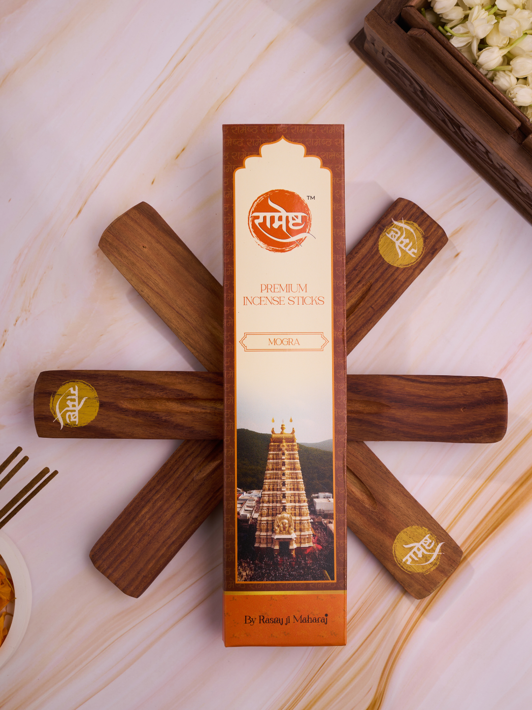 Premium Incense Sticks - Mogra - Temple Series