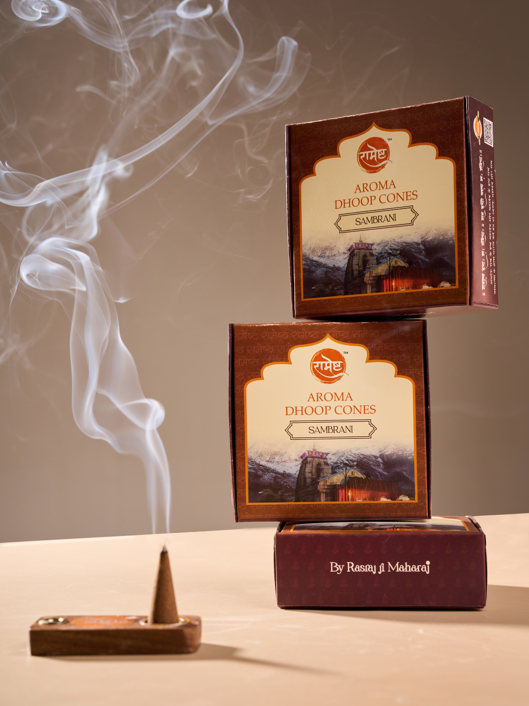 Aroma Dhoop Cones - Sambrani - Temple Series