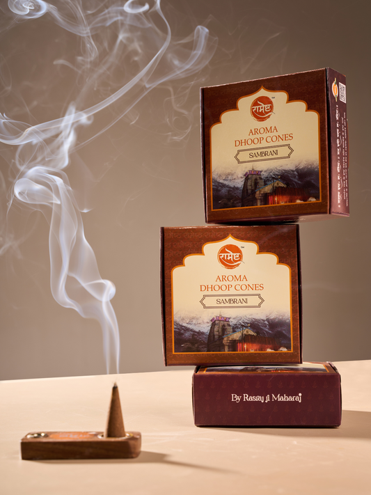 Aroma Dhoop Cones - Sambrani - Temple Series
