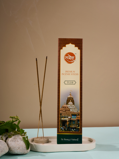 Premium Incense Sticks - Tulsi - Temple Series