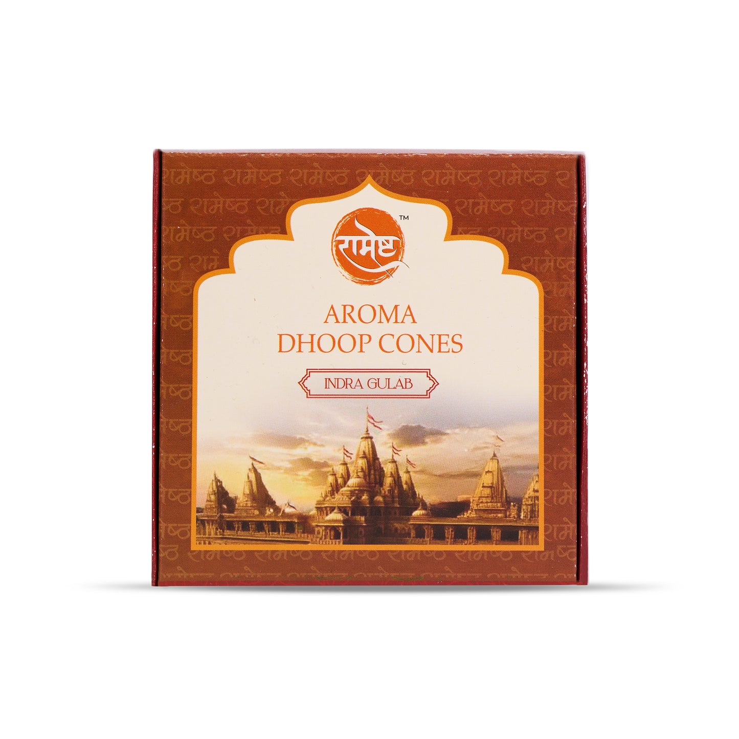 Aroma Dhoop Cones - Indra Gulab- Temple Series
