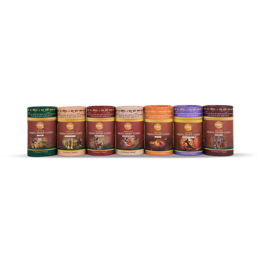 Ramayana Series Dhoop Cones – Sacred 7-in-1 Combo Pack