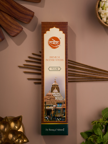 Premium Incense Sticks - Tulsi - Temple Series