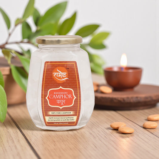 Organic Bhimseni Camphor Tablets - 100 gm